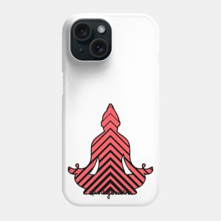 Illusion Buddha (Dark Text) Phone Case