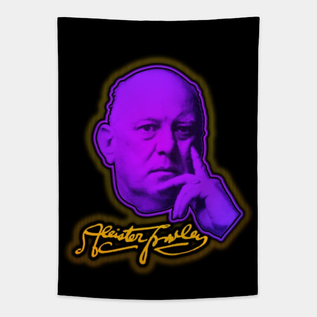 Aleister Crowley Tapestry by Ricardo77