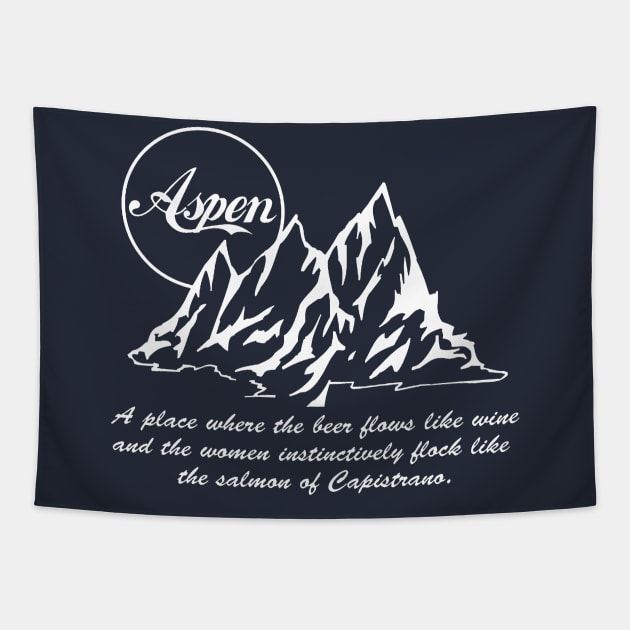 Aspen Wine Tapestry by kamskir