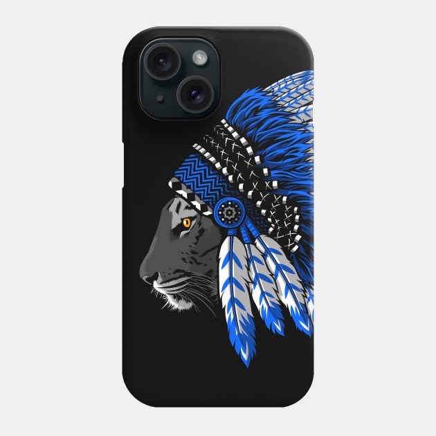 Indian chief tiger Phone Case by albertocubatas