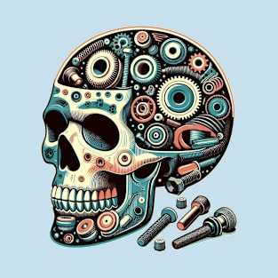 Mechanical Skull T-Shirt