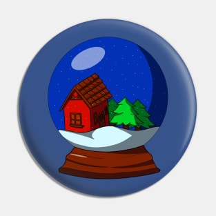 Snowglobe Pin