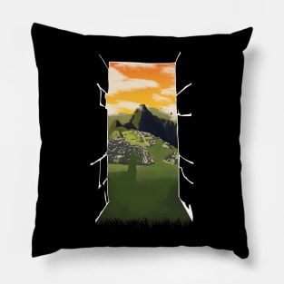 Peru landscape Pillow