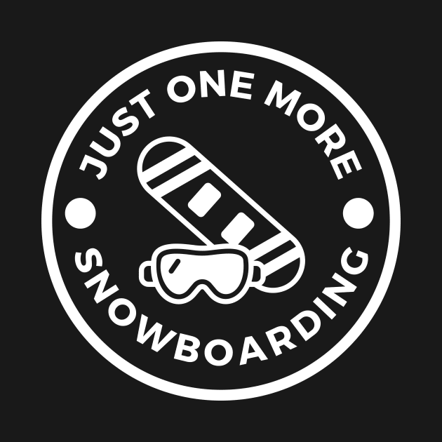 Just One More Snowboarding by Lasso Print