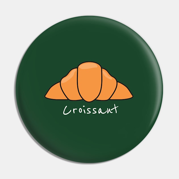 Croissant Pin by Stickyrimi