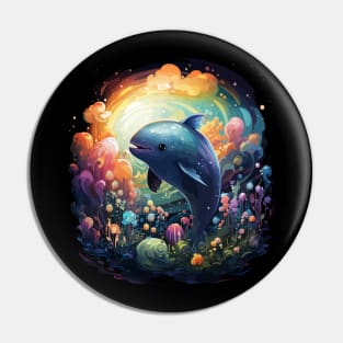 Narwhal Rainbow Pin