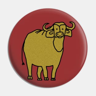 Gold Ox Pin