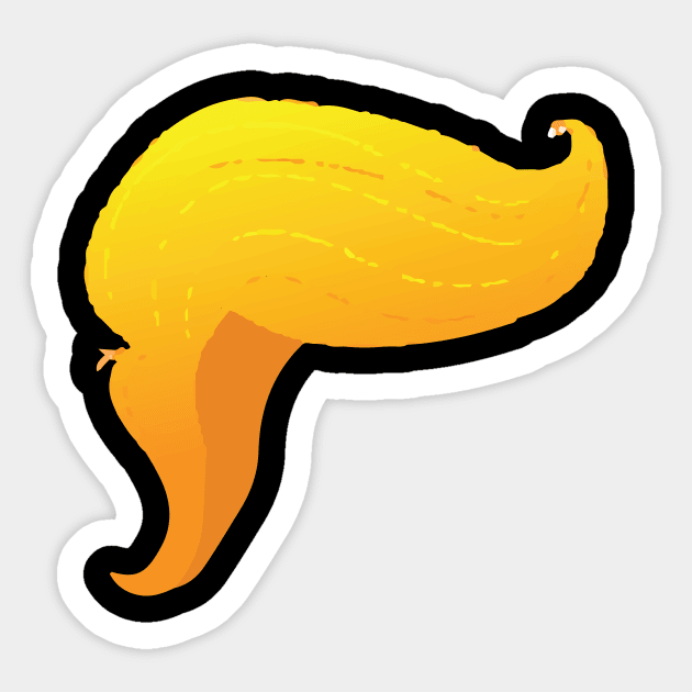 Donald Trump Hair Decal / Sticker 01