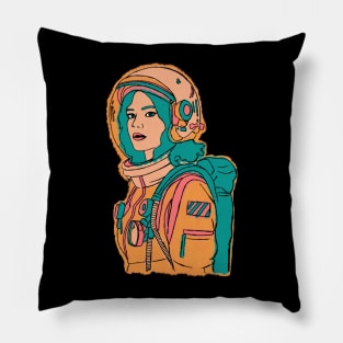 Spring astronaut Pillow