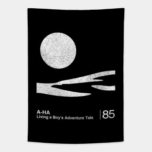 Living a Boy's Adventure Tale / Minimalist Graphic Artwork Design Tapestry