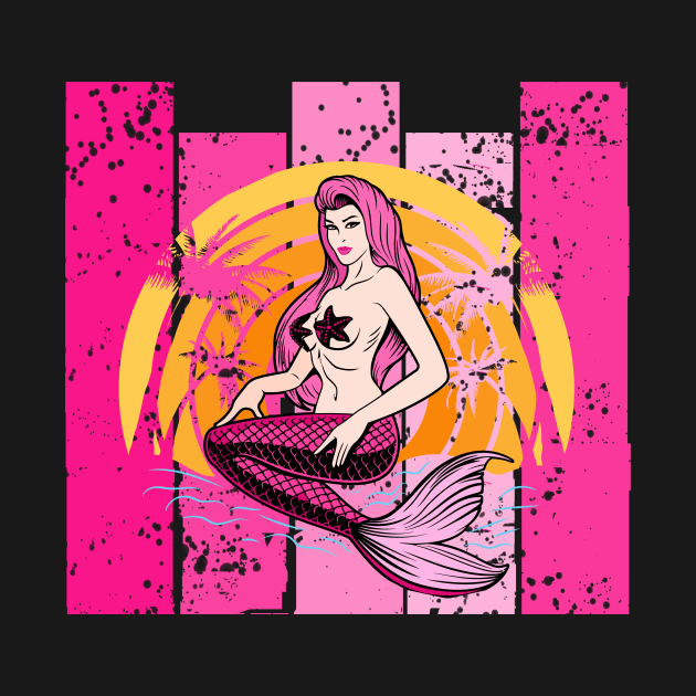 Pink Mermaid by Imutobi