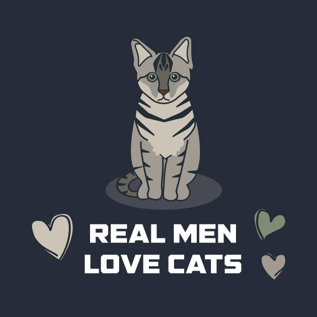 Real Men Love Cats by bestcatshrirts