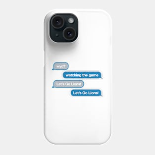 Lions WYD Text Phone Case