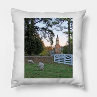 Sheep Grazing Pillow