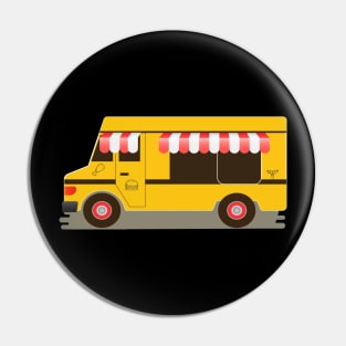 Cartoon yellow truck Pin