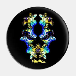 Psychedelic fantasy Pin