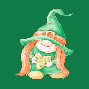 Girl St. Patrick's Day Gnome T-Shirt