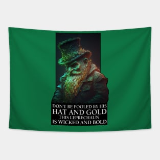 Saint Patrick's Day Cool Leprechaun Tapestry