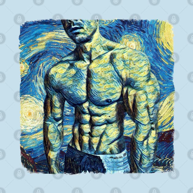 The Fitness Freak Van Gogh Style by todos