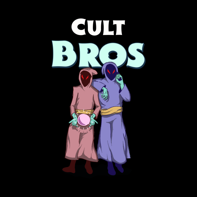 Cult Cultist Bros Besties Best Friend Funny Occult spooky season by Tip Top Tee's