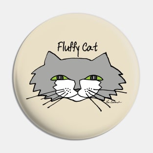 Fluffy Cat! Pin