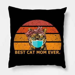 Best Cat Mom Ever Pillow