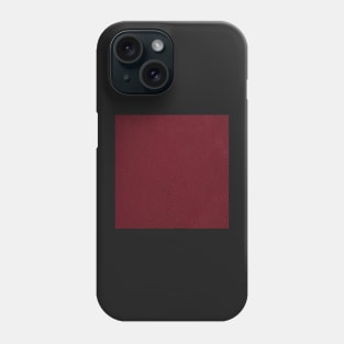 Red leather Phone Case