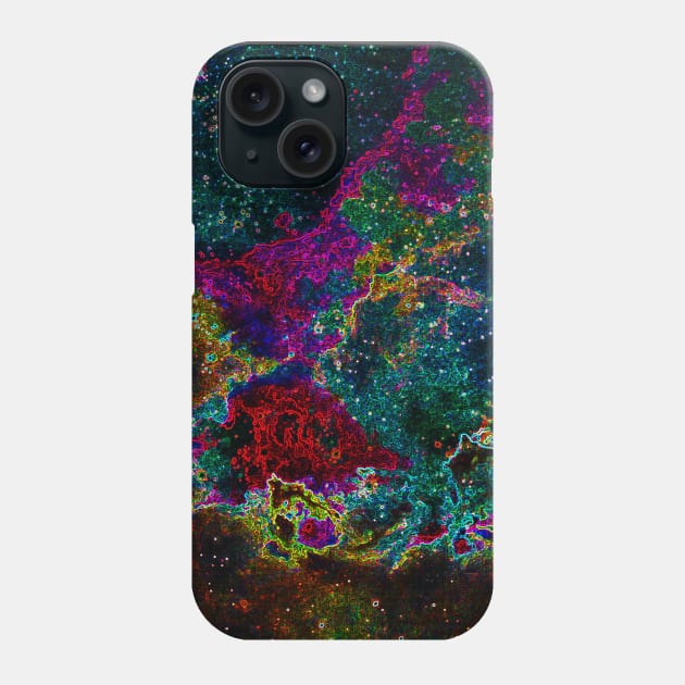 Black Panther Art - Glowing Edges 228 Phone Case by The Black Panther