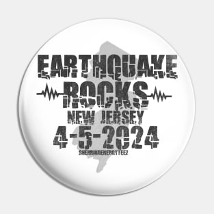 Earthquake Rocks New Jersey 2024 Black Pin