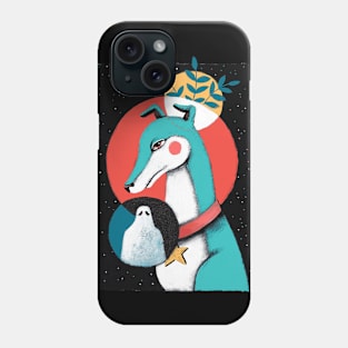 ghost dog Phone Case