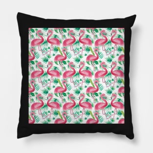 tropical flamingo Pillow