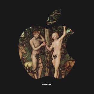 Adam and Eve apple T-Shirt