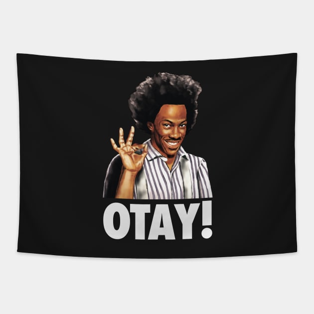 Hi, I'm Buh-wheat! OTAY! Tapestry by Peter Katsanis Art