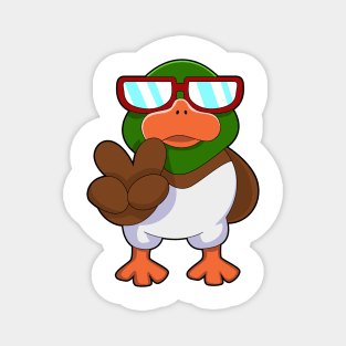 Duck with Sunglasses Magnet