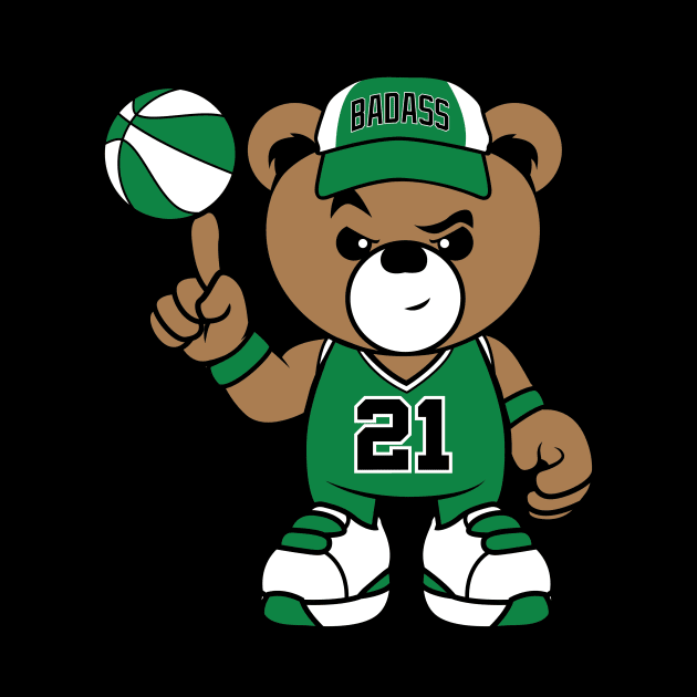 basketball teddy bear by janvimar