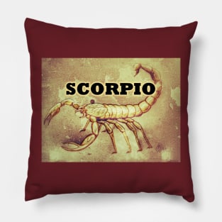 Scorpio Zodiac sign Pillow