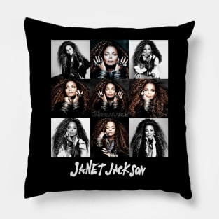 Janet Jackson Vintage Tour Concert Pillow