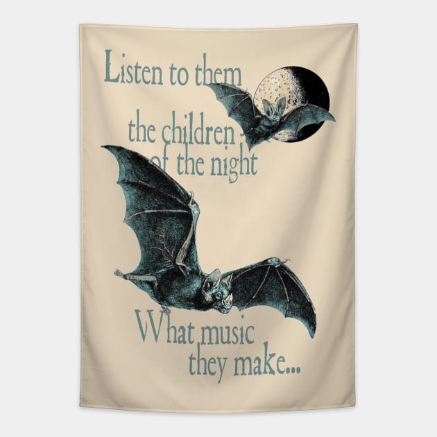 Dracula - The Children Of The Night (Bram Stoker) Tapestry by The Blue Box