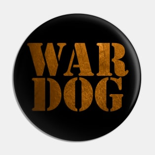 Army Veteran War Dog Pin