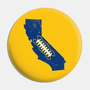 California Football, Retro - Gold Pin