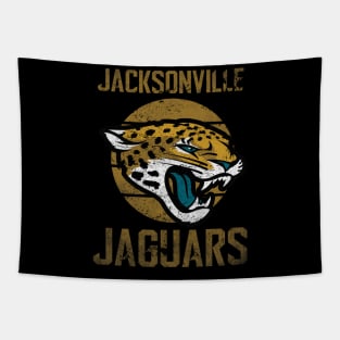 Jackson Retro Gold Jaguars Tapestry