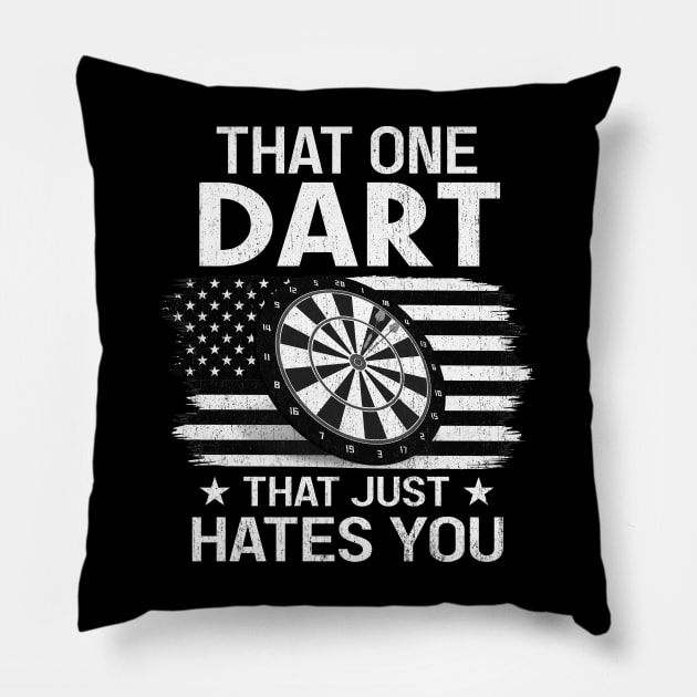 That one dart that just hates you Pillow by Roberto C Briseno