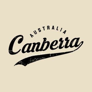 canberra city vintage sport inspired T-Shirt