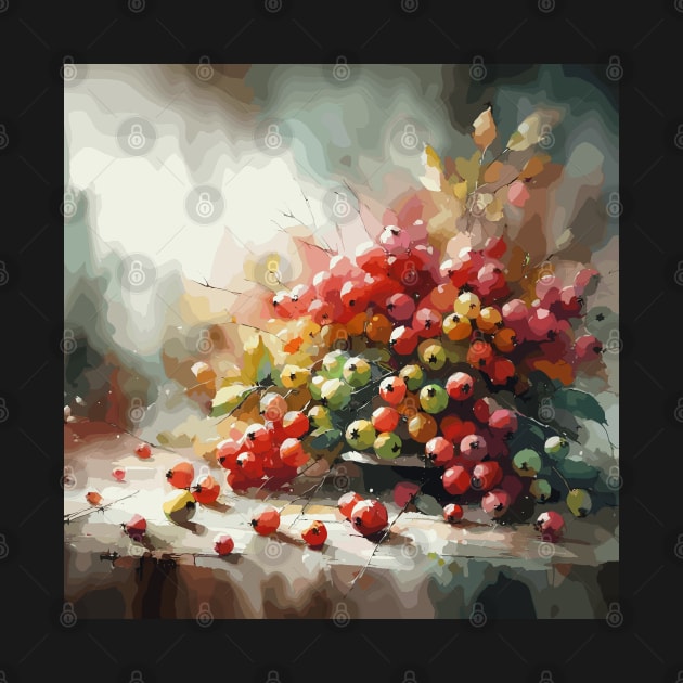 Winter Berries by Siha Arts