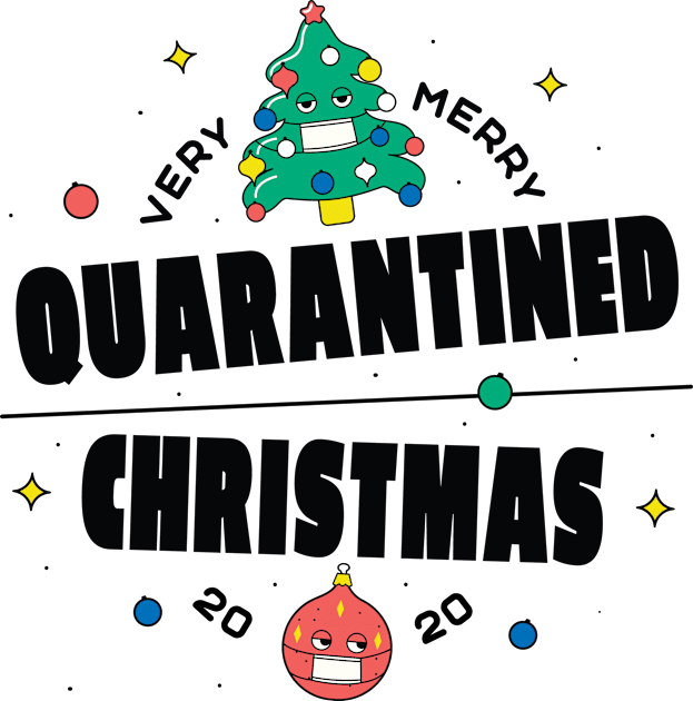 Quarantined Christmas Kids T-Shirt by Safdesignx