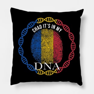 Chad Its In My DNA - Gift for Chadian From Chad Pillow