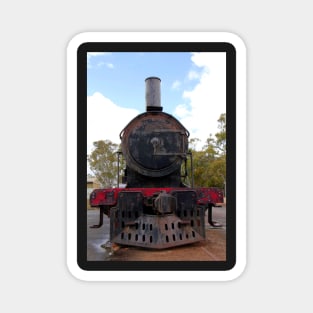 Rusting Steam Train Magnet