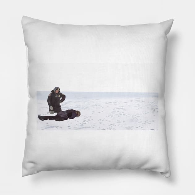 Ohh geez, don't cha know Pillow by Mister Dog Art