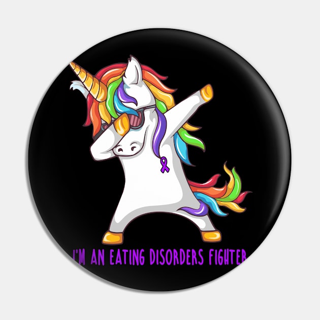 I'm An Eating disorders Fighter Support Eating disorders Gift Pin by ThePassion99