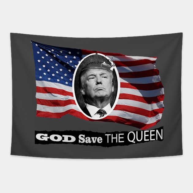 God Save the Trump/Queen Tapestry by danimunjoz